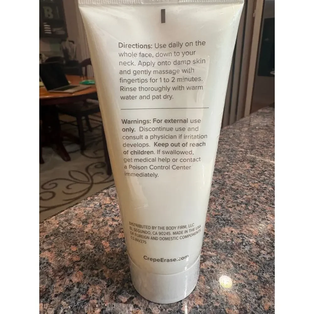 Crepe Erase Body & Facial Refining Exfoliant Fragrance Free Sealed